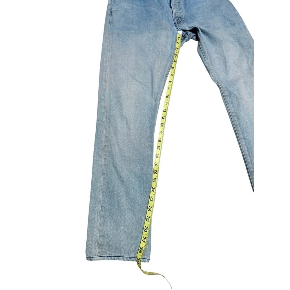John‎ Elliott Season Seven Japanese Denim Light Wash Cigarette Jeans Women's 32 - Picture 8 of 9